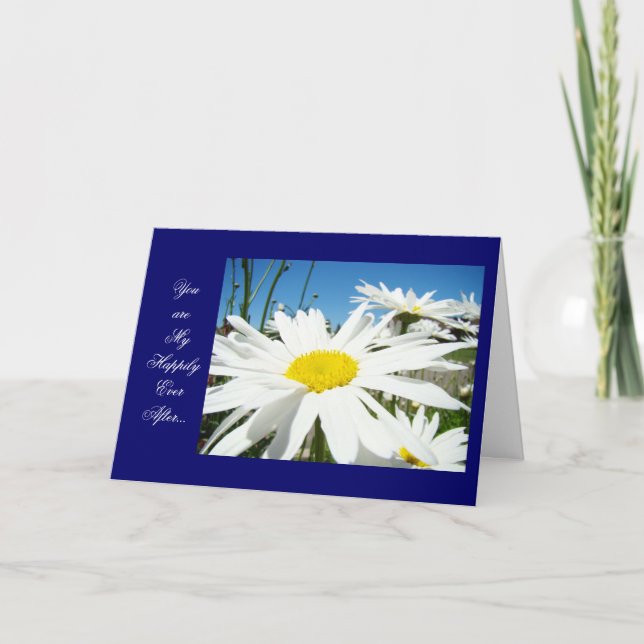¡Felices para Siempre! Tarjetas Flores de Margarit (Anverso)