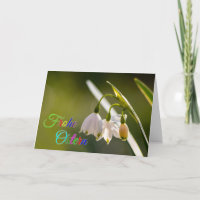 Felices Pascuas para tus seres queridos! Tarjeta