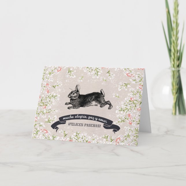 Felices Pascuas. Tarjetas de Pascua en español (Anverso)