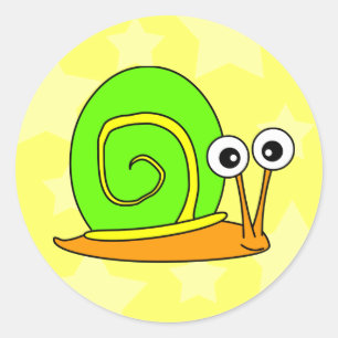 Felices Pegatinas de Caracol