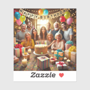 Felices pegatinas de cumpleaños2024/2025