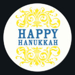 Felices Pegatinas de feriado de Hanukkah<br><div class="desc">¡Feliz Hanukkah!</div>