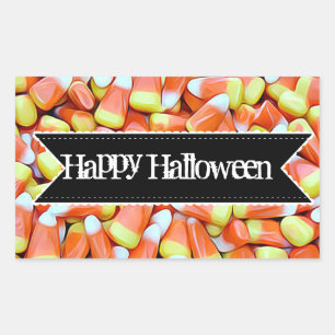 Felices Pegatinas de Halloween Candy Candy Corn