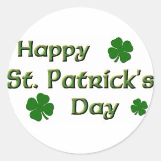 Felices pegatinas del Día de San Patricio