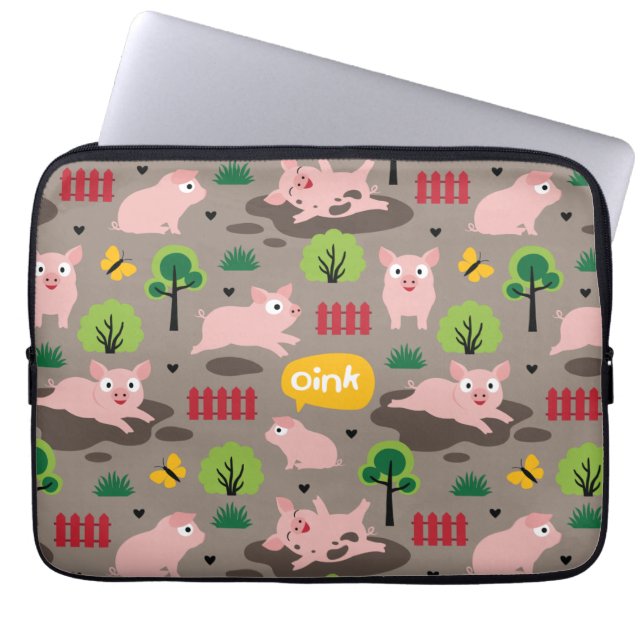 Felices Piglets En La Bolsa De Electrónica De Barr (Frente)