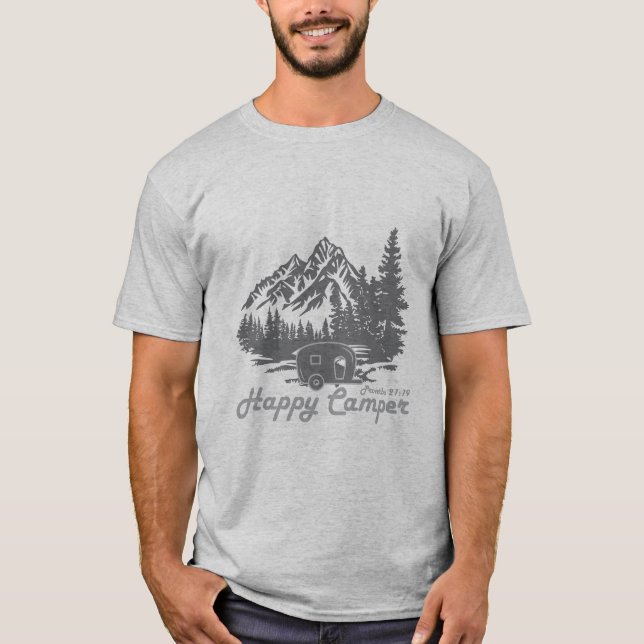 Felices proverbios del Camper 21:19 Camisa (Anverso)