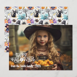 Felices saludos de la temporada de tarjetas de fot