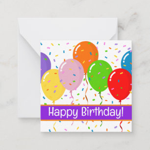 ¡Felices tarjetas de cumpleaños, lindo, inventado!