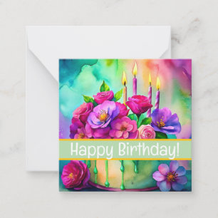 ¡Felices tarjetas de cumpleaños, lindo, inventado!
