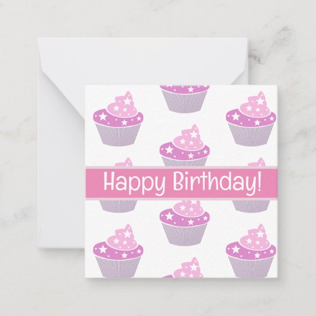 ¡Felices tarjetas de cumpleaños, lindo, inventado! (Anverso)