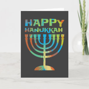 Felices tarjetas de felicitación de Hanukkah Menor