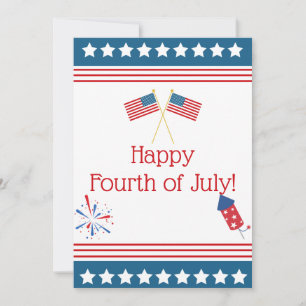 Felices tarjetas de felicitación del 4 de julio