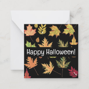 ¡Felices tarjetas de halloween, lindas, inventadas