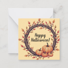 ¡Felices tarjetas de halloween, lindas, inventadas