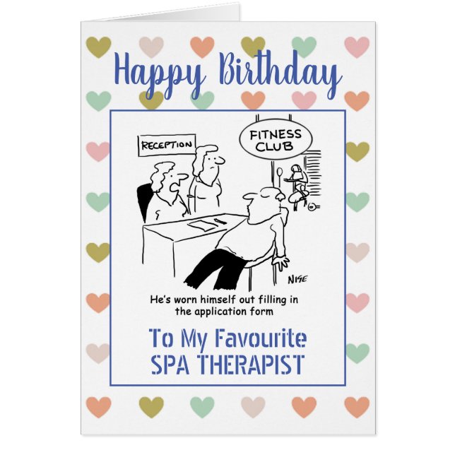 Felices Terapias Spa de cumpleaños (Frente)