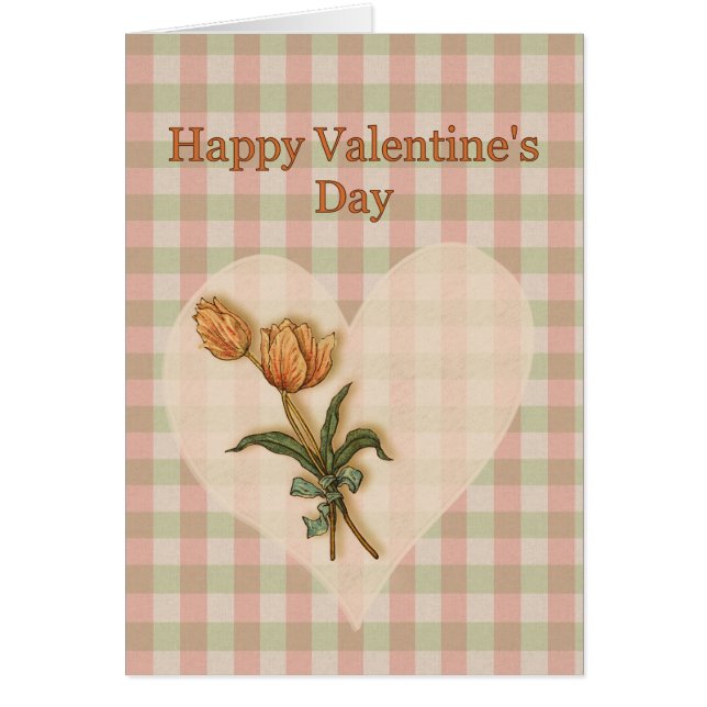Felices Tulipanes de San Valentín (Frente)
