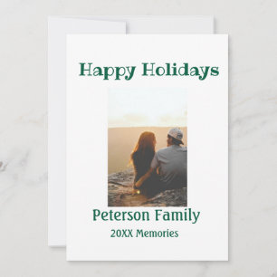 Felices vacaciones agregar foto de familia Navidad
