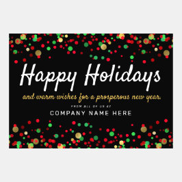 Felices vacaciones con un bello confetti