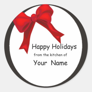 Felices vacaciones de la cocina de Pegatina