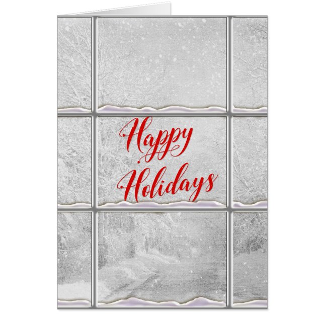 Felices vacaciones en la escena de la ventana de i (Frente)