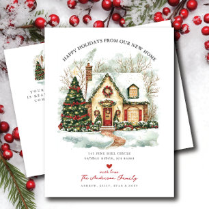 Felices vacaciones en la Invitación en movimiento