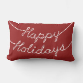 Felices vacaciones en Twinkle iluminan la almohada