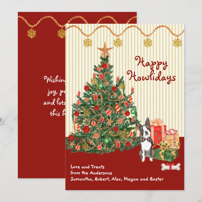 Felices vacaciones Navidades del árbol del territo (Anverso / Reverso)