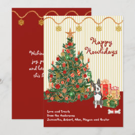 Felices vacaciones Navidades del árbol del territo