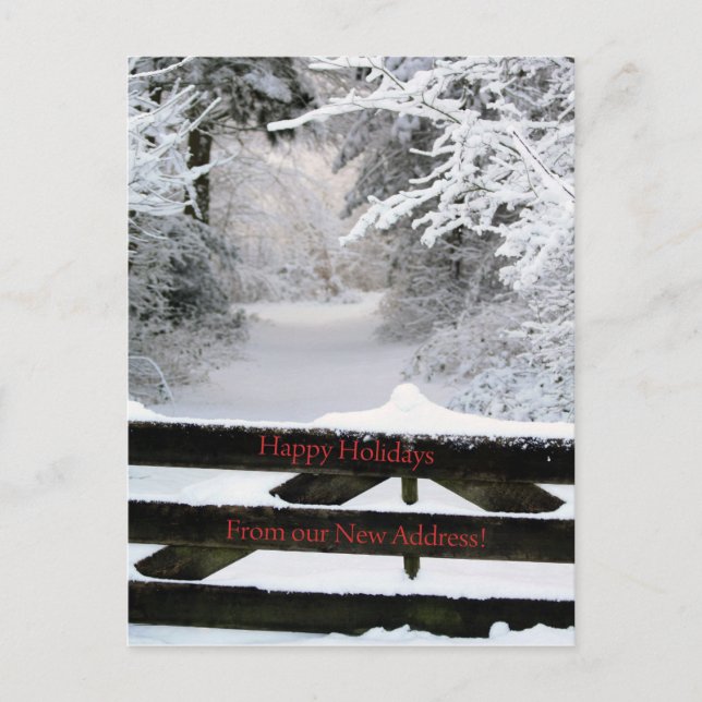 Felices vacaciones - Nueva tarjeta de Navidades de (Anverso)