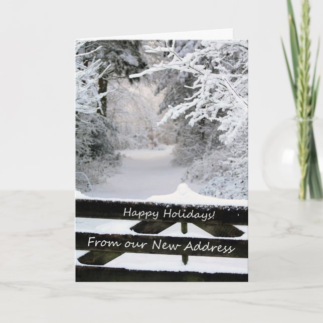 Felices vacaciones - Nueva tarjeta de Navidades de (Anverso)