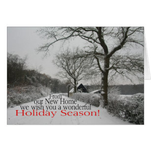 Felices vacaciones - Nueva tarjeta de Navidades de