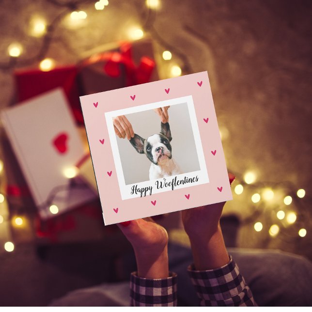 Felices Wooflentines Con Foto De Perro | Rojo y Ro (Subido por el creador)