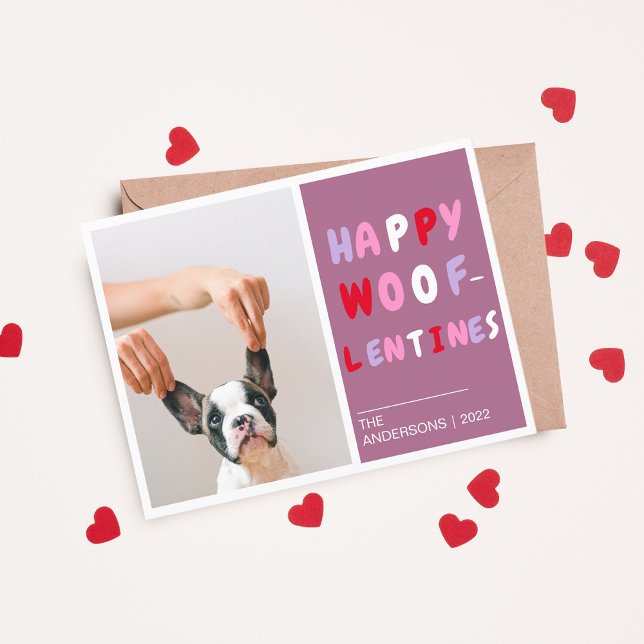 Felices Wooflentines | Tarjeta postal de San Valen (Subido por el creador)