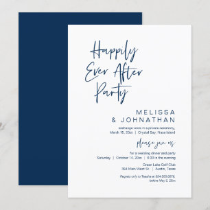Felicices para Siempre, Invitación de Boda Fugaz