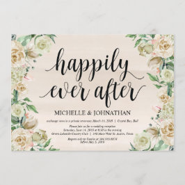 Felicices para siempre, invitación de recepción de
