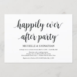 Felicices para siempre, invitaciones de boda íntim