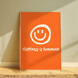 Felicidad Hecha en Casa Póster de Cita Positiva