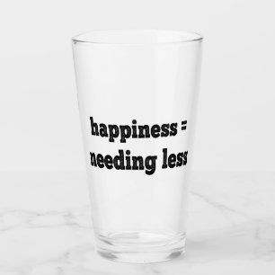 Felicidad = Necesidad de menos