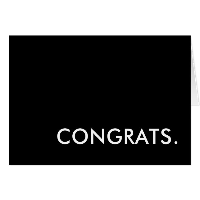 ¡felicidades (Anverso (Horizontal))