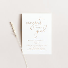 Felicidades a nuestro graduado Invitación de fiest