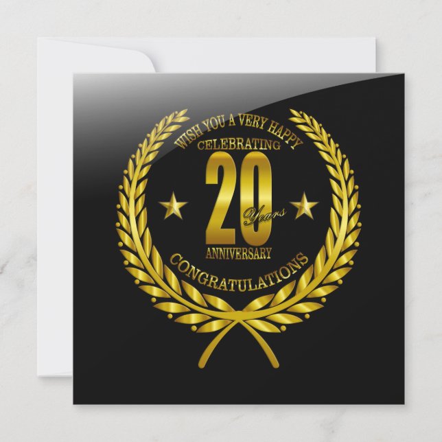 Felicidades al 20º Aniversario (Anverso)