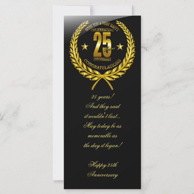 Felicidades al 25 Aniversario (Anverso)