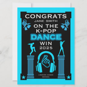 Felicidades al ganador del concurso de baile K-Pop