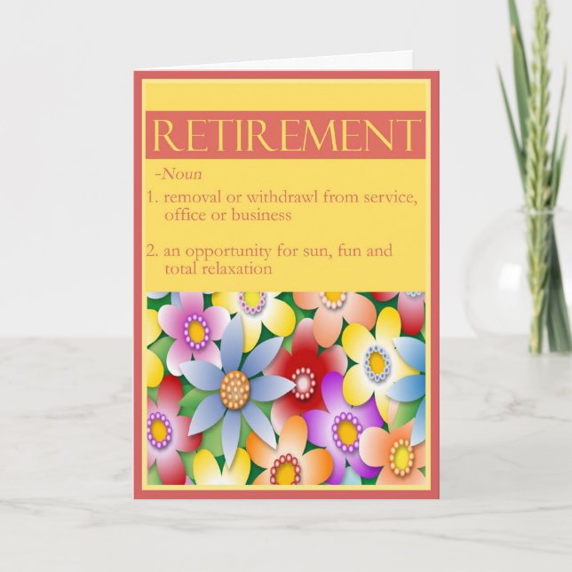 Felicidades de Diva por tu tarjeta de jubilación (Anverso)