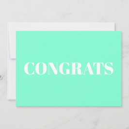 Felicidades, felicitaciones, carta moderna de colo