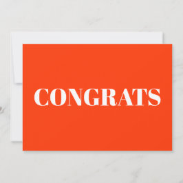 Felicidades, felicitaciones, tarjeta blanca neón n