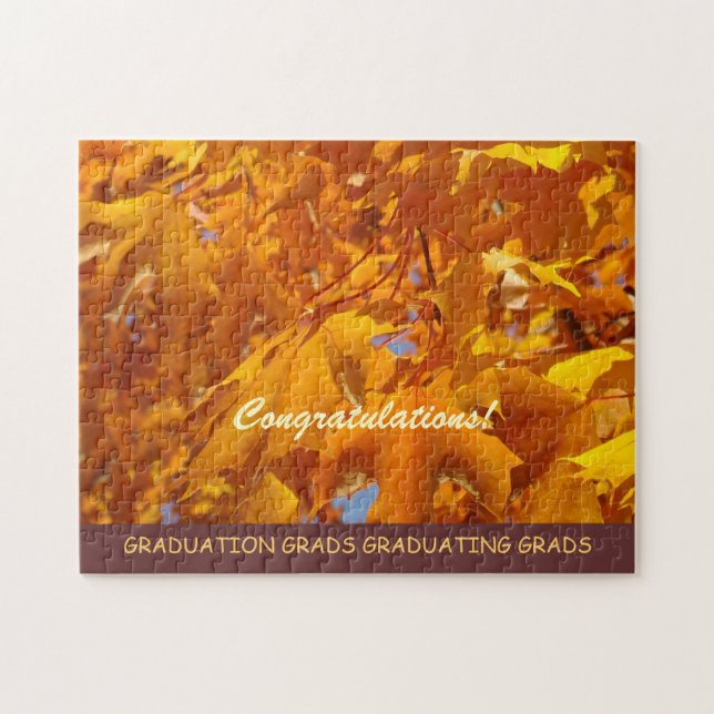 Felicidades GRAD rompecabezas Graduando rompecabez (Horizontal)