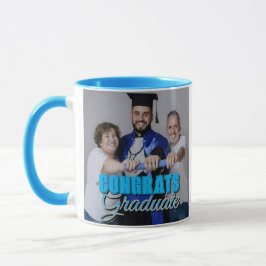Felicidades Graduado Taza Personalizada con Foto S