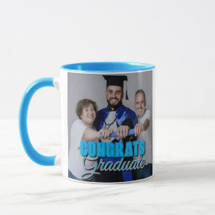Felicidades Graduado Taza Personalizada con Foto S
