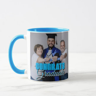 Felicidades Graduado Taza Personalizada con Foto S